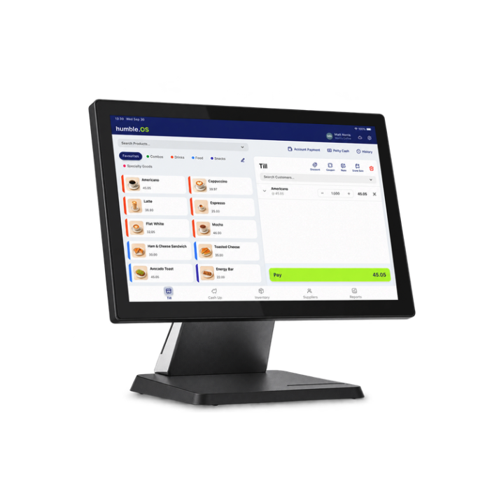 15″ All-in-one Touchscreen POS Unit